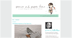 Desktop Screenshot of peoniesandpaperchains.com